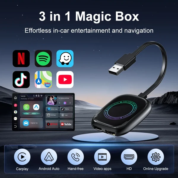 Touchwood Y4 AI Box / Car Video Box –  4GB + 32GB